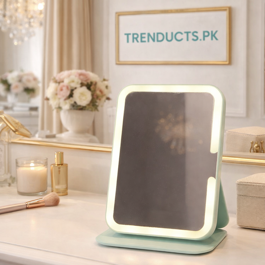 Portable LED Table Lamp Makeup Mirror